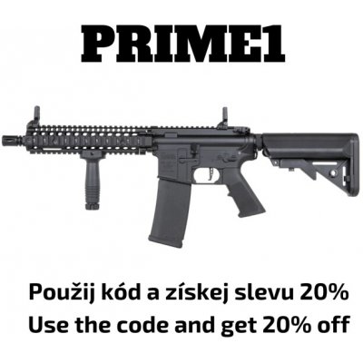Specna Arms SA Daniel Defence® MK18 (SA-P19 Prime™ HAL ETU) s bezuhlíkovým motorem - Černá – Zboží Mobilmania
