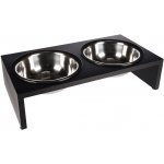 Karlie-Flamingo dvojMiska se stojánkem Kobushi L 2 x 650 ml 47 x 25 x 11 cm – Zboží Mobilmania