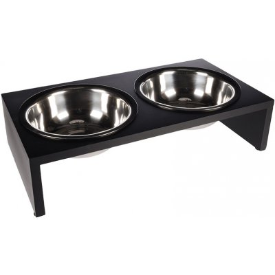 Karlie-Flamingo dvojMiska se stojánkem Kobushi L 2 x 650 ml 47 x 25 x 11 cm – Zboží Mobilmania