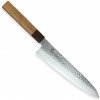 Kuchyňský nůž Sakai Aoki Hamono JAPAN nůž WA Gyuto Takayuki VG 10 Zelkova Oktagon 240 mm