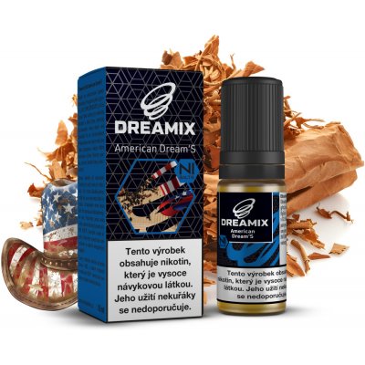 Dreamix Salt American Dream'S americký tabák 10 ml 10 mg – Sleviste.cz