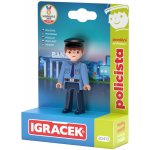 Efko IGRÁČEK Policista povolání set figurka kloubová s doplňky – Zboží Mobilmania