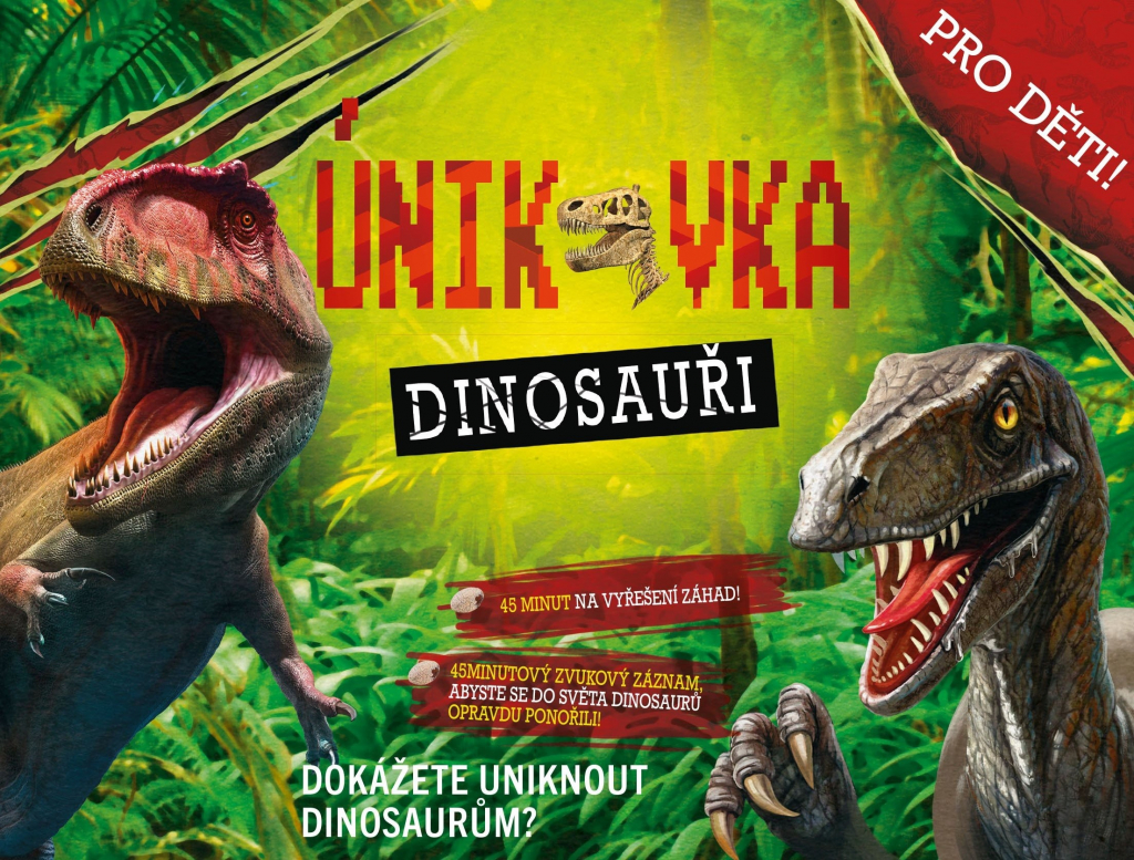 Únikovka Dinosauři kolektiv