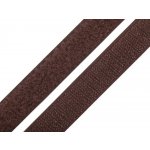 Suchý zip metráž - háček+plyš - tmavě hnědý (20 mm) – Hledejceny.cz