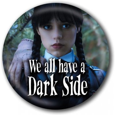 Pyramid International Placka Wednesday Dark Side – Zboží Dáma