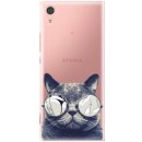 Pouzdro iSaprio Crazy Cat 01 - Sony Xperia XA1