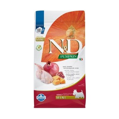 Farmina Pet Foods - N&D N&D Pumpkin DOG Adult Mini Quail & Pomegranate 2kg