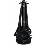 BERLINGERHAUS Kuchyňské náčiní sada 6 ks se stojanem Black Rose Collection BH-8617 – Zboží Dáma
