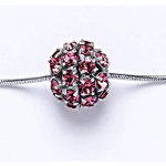 Čištín Stříbrný přívěšek koule se Swarovski krystalem Rose P 1343 – Hledejceny.cz