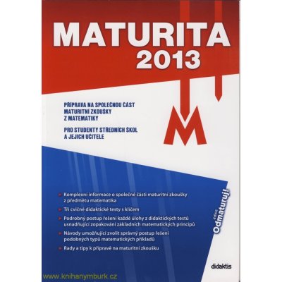 Maturita 2013 Matematika