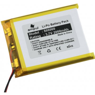 Li-Pol baterie 2000mAh, 3.7V, 505060 – Sleviste.cz