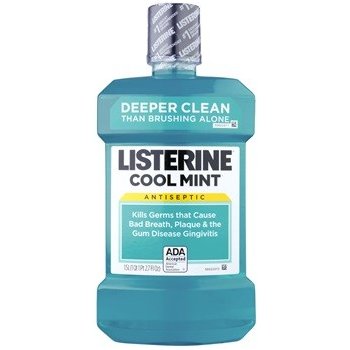 Listerine Ultra Clean Cool Mint ústní voda pro svěží dech (With Everfresh Technology) 1500 ml