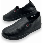 Fashion dámské nadměrné černé slip on tenisky – Zboží Dáma