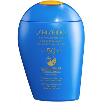 Shiseido Expert Sun opalovací mléko na tělo a obličej SPF50+ 150 ml