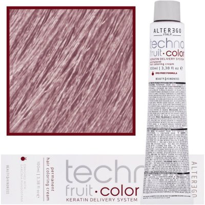 Alter Ego Technofruit Color barva s keratinem pro permanentní barvení vlasů 10/21 100 ml