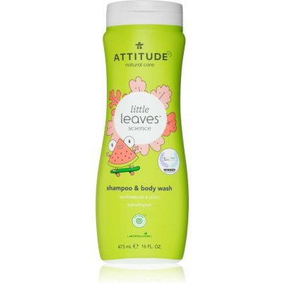 ATTITUDE Bio Spectra dětské tělové mýdlo a šampon (2 v 1) little leaves s vůní melounu a kokosu 473 ml – Hledejceny.cz