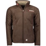 GEOGRAPHICAL NORWAY mikina UBOLT s kožíškem hnědá – Zboží Mobilmania