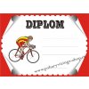 Diplom Cyklistika diplom A4 č.25