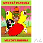 Maková panenka Omalovánky A4 – Zboží Dáma