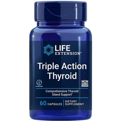 Life Extension Triple Action Thyroid 60 kapsle – Hledejceny.cz