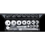 BGS 1015111 Gola sada 1" Kraftmann 15 dílů (36 ÷ 80 mm) v kazetě – Zboží Mobilmania