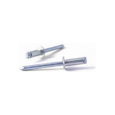Trhací nýt ocel - ocel 4,8x14 mm plochá hlava, zinek bílý – Zboží Mobilmania