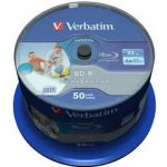 Verbatim BD-R SL 25GB 6x, printable, spindle, 25ks (43812) – Zboží Živě