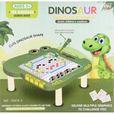 Creative Mega Mega kreativní magnetická mozaiková dino deska 41x40x4 PUD18 – Hledejceny.cz