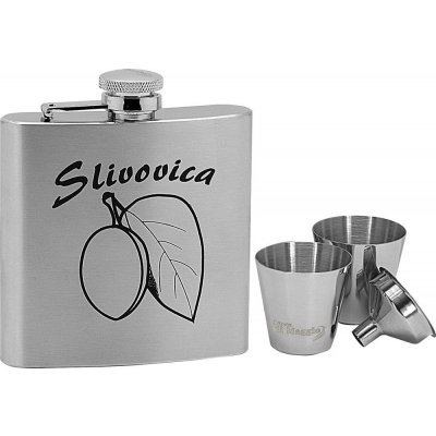 Sada placatka Slivovice + 2 pohárky – Sleviste.cz