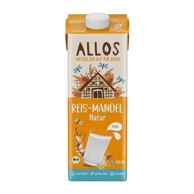 Allos Rýžovo-mandlový nápoj bio 1 l – Zboží Dáma
