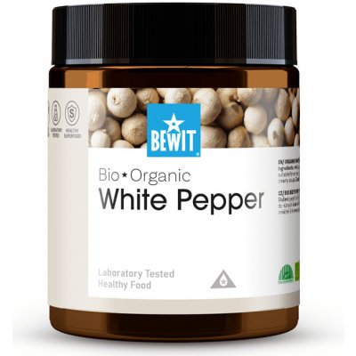 BEWIT Bílý pepř celý, BIO - 140 g – Hledejceny.cz