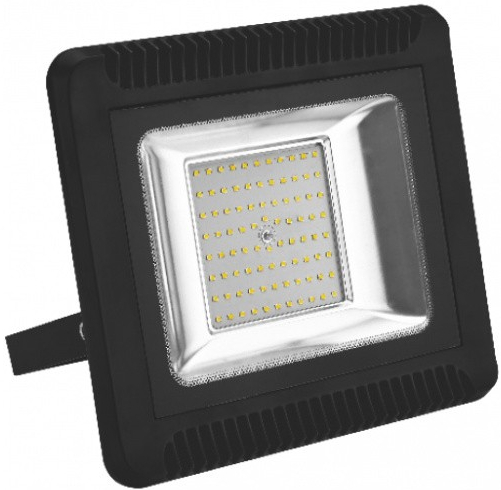 ACA Lighting LED venkovní reflektor X 100W/230V/6000K/9250Lm/120°/IP66, černý