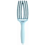 OLIVIA GARDEN Finger Brush Blue Sky kartáč na vlasy masážní 6-řadý střední – Zboží Dáma