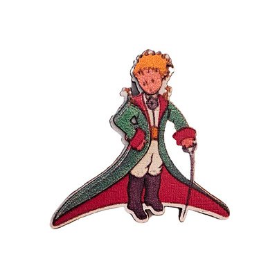 BeWooden Dřevěná brož Malý Princ FC71780X – Zboží Dáma