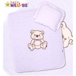 Baby Nellys 2-dílná sada jersey Medvídek Teddy Bear bílá – Hledejceny.cz