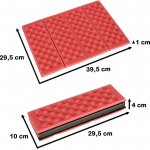 KIK Červená skládací pěnová podložka pro turistické sezení – Hledejceny.cz