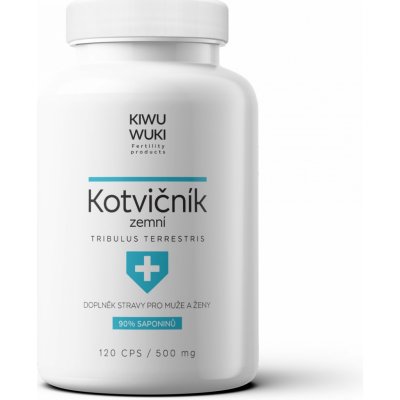 Kiwu WukiKotvičník zemní Tribulus Terrestris 90% extrakt 500 mg 120 kapslí