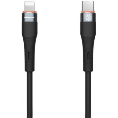 Nillkin Flowspeed Liquid Silicone Datový Kabel USB-C/Lightning 1,2m 27W Black, 57983116359 – Hledejceny.cz