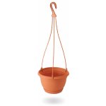 Nohel Garden květináč závěsný AGRO s podmiskou plastový terakota 24 cm – Hledejceny.cz