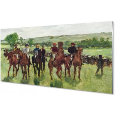 Skleněný panel Art jízda na koni 100x50 cm – Hledejceny.cz