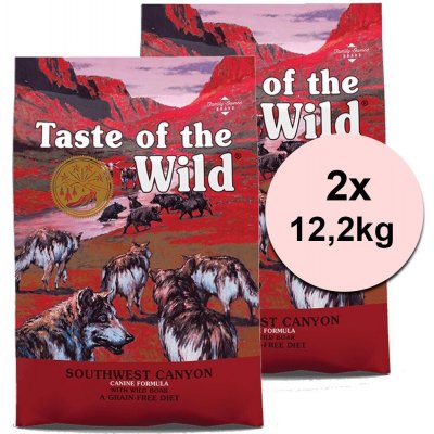 Taste of the Wild Southwest Canyon 2 x 12,2 kg