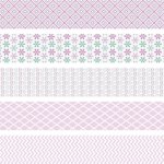 HEYDA Sada ozdobných lepicích pásek - světle růžový mix – Zboží Mobilmania