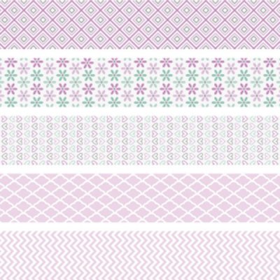 HEYDA Sada ozdobných lepicích pásek - světle růžový mix – Zboží Mobilmania