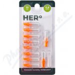 Herbadent HERo 0,8 mm náhradní mezizubní kartáček 10 ks – Zboží Dáma