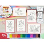 Radost v písku Sada střední PIRÁTI Barevné pískování obrázků – Zboží Dáma