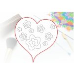 Radost v písku Šablona na pískování výřez malé srdíčko – Hledejceny.cz