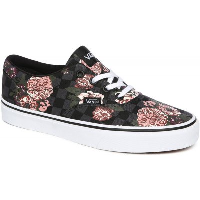 Vans WM Doheny Flowers & Checks black šedá – Zboží Mobilmania