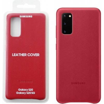 Samsung Leather Cover Galaxy S20 Red EF-VG980LREGEU – Zbozi.Blesk.cz