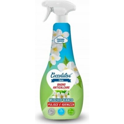 COCCOLATEVI BAGNO ANTICALCARE MUSCHIO BIANCO, Odstraňovač vodního kamene 750 ml – Zboží Dáma
