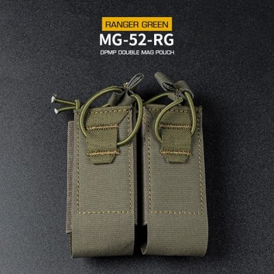 Wosport DPMP Double Molle na dva 9mm pistolové zásobníky Ranger green – Zbozi.Blesk.cz